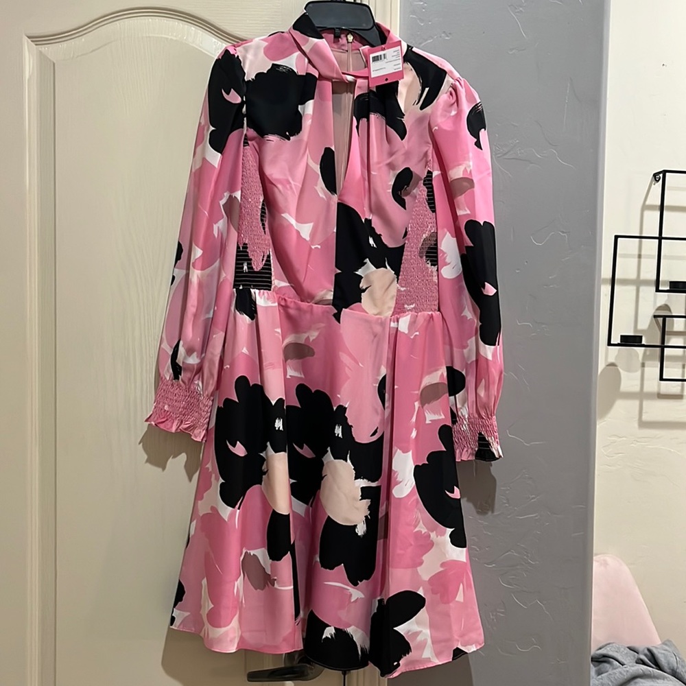 Pink floral new with tags kate spade mini dress
